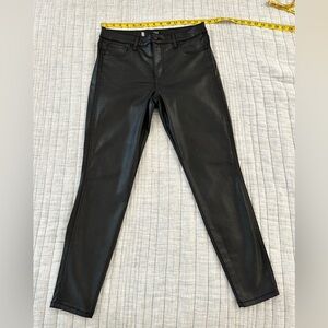 Kut From The Kloth Mia High Rise Fab Ab Skinny Leg Coated Denim Jeans - Sz 8